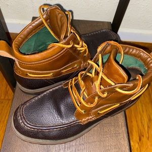 Polo Ralph Lauren Mens Wheatlands Boots Genuine Leather Waterproof size 7.5D
